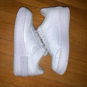 NIKE AIR FORCE 1 SHADOW (ALL WHITE) 🤍🤍